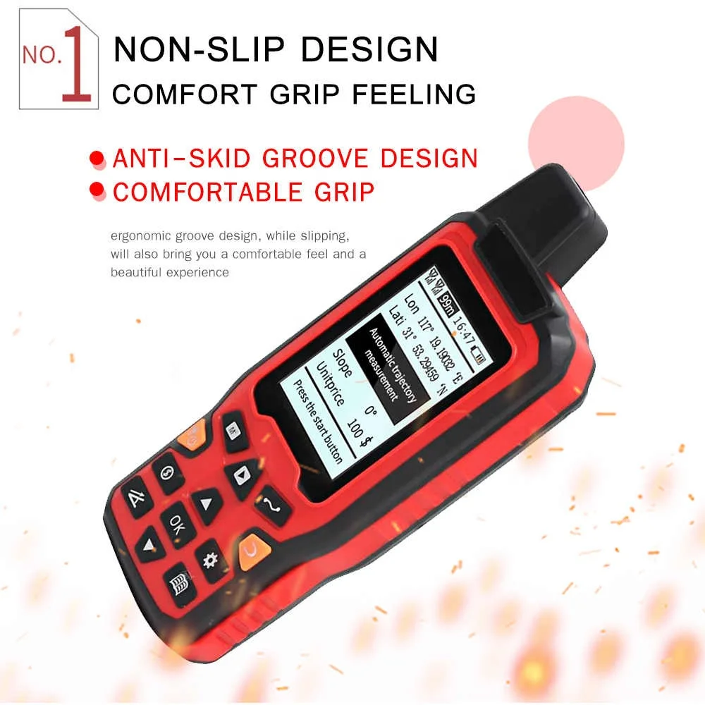 

Land Area Meter Handheld GPS Navigation Track Land Area Tester LCD 2.4in Display Measuring Tool Range Finder Laser Rangefinder
