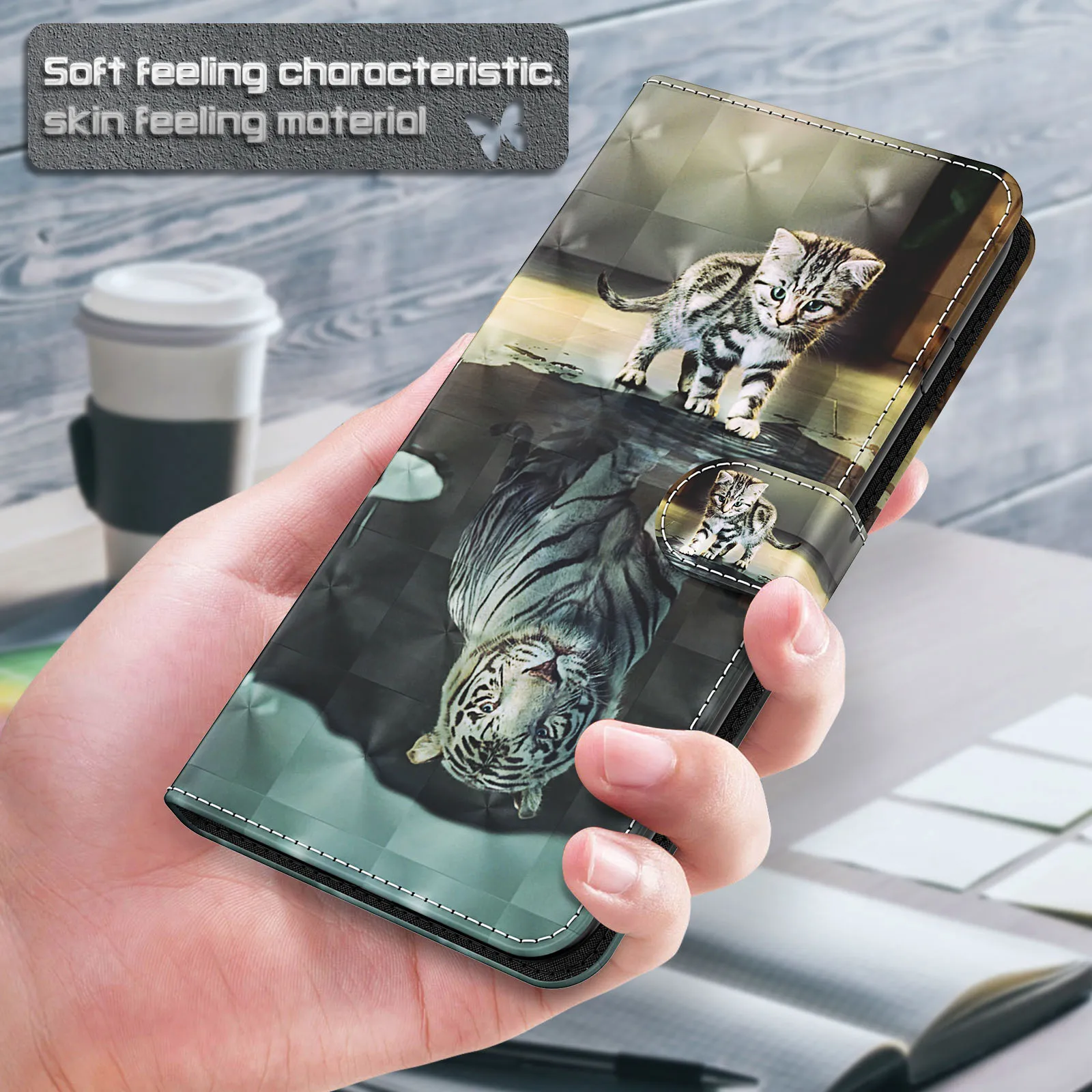 Flip Leather Phone Case For Samsung Galaxy J3 J5 2016 2017 J2 Core A12 A32 A42 A52 A52S A72 Wallet Card Holder Stand Book Cover