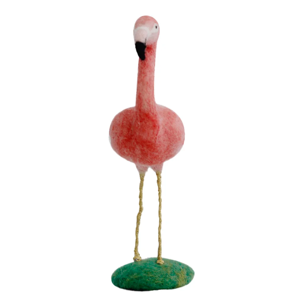 

1 Set Handmad Wool Felt Ornament DIY Cartoon Felting Wool Crafts