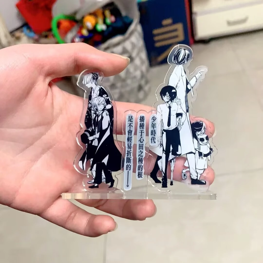 Фото Подставки «Bungou Stray Dogs»: Atsushi Nakajima, Osamu Dazai, Edogawa, Ranpo «Акриловые креативные украшения высокой четкости» №3