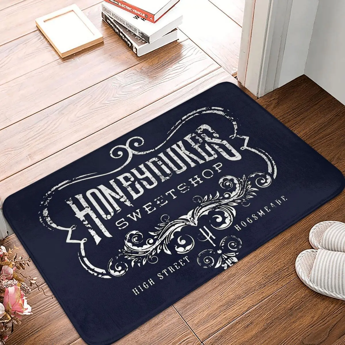 

Bath Mat Magical Text Doormat Flannel Carpet Entrance Door Rug Home Decoration