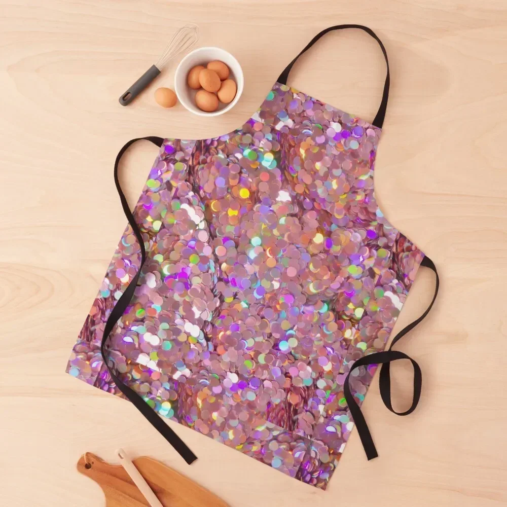 Розовый блестящий фартук кухонная одежда для мужчин товары дома кухонные
