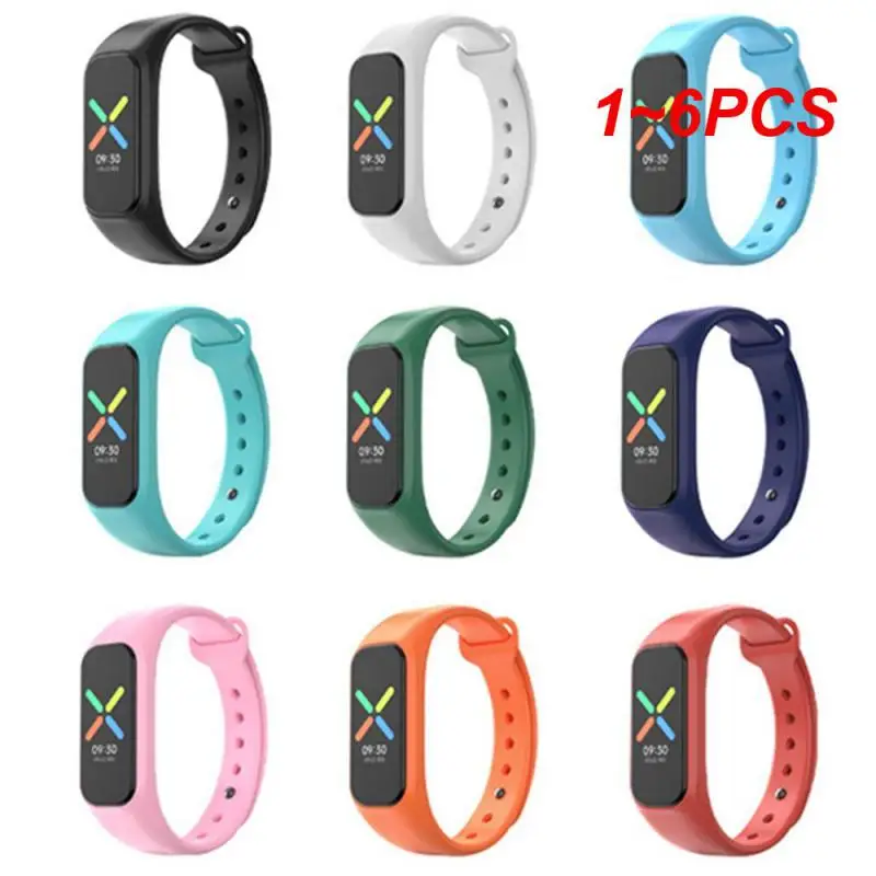 

1 ~ 6 шт. силиконовый ремешок для OPPO Band, аксессуары для смарт-браслета, сменный Браслет для OPPO Band, ремень