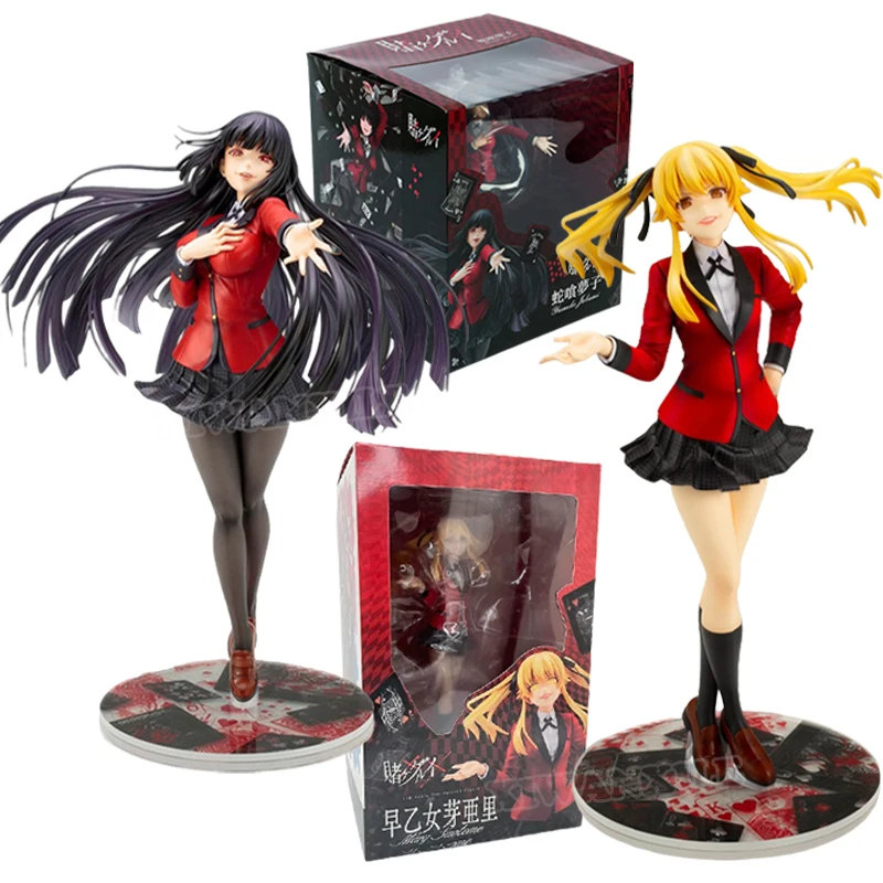 Фото ARTFX J Kakegurui аниме фигурка Yumeko Jabami фигурка Meari Saotome/Mary Saotome фигурка Коллекционная модель куклы игрушки подарки №1