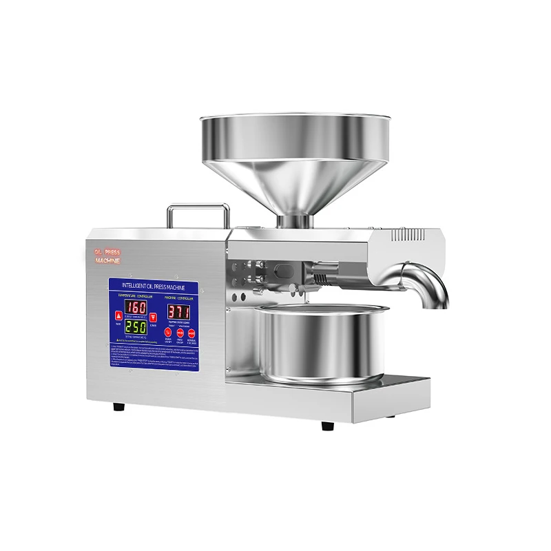 Пресс для масла 950 Вт коммерческий экстрактор из нержавеющей стали с контролем