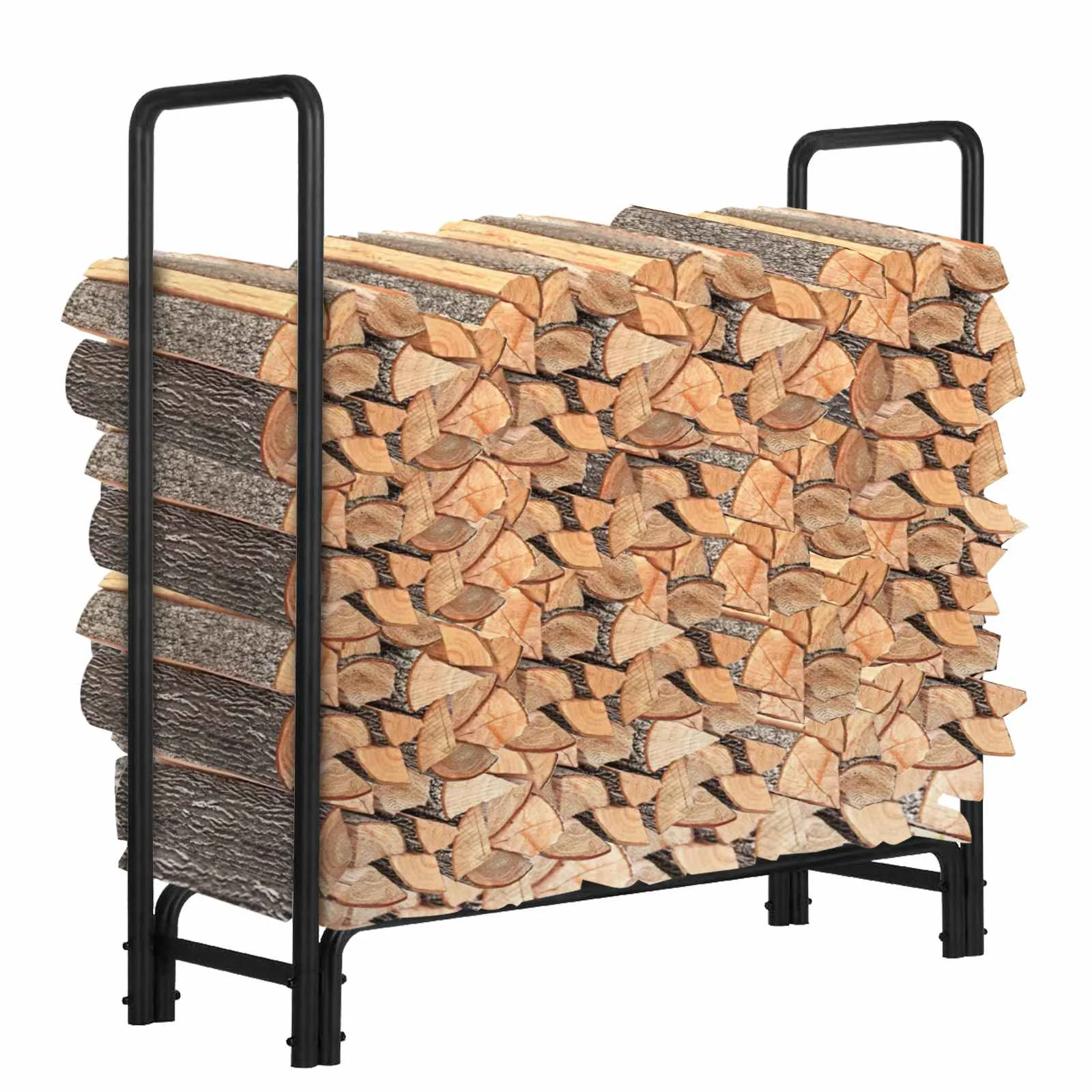 

Деревянная железная полка для камина, 4 фута