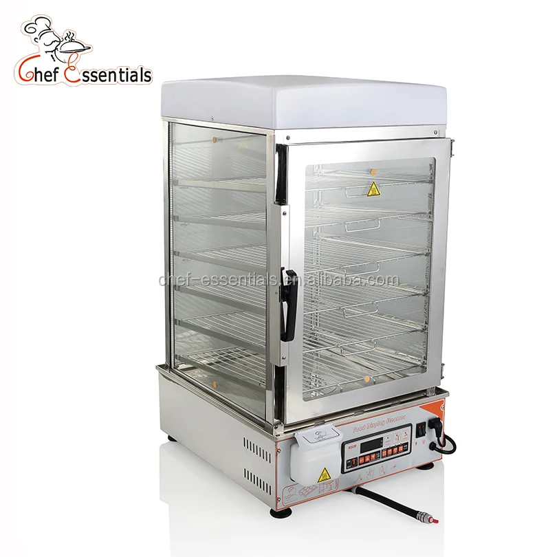 

PFGM.600S Commercial 6 Layers Bun Steamer Automatic Energy-efficient Tempered Glass Hot Food Display Warmer