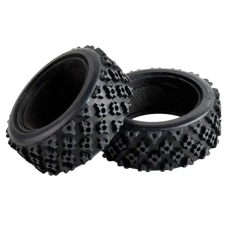 4 шт. 70 мм 1/10 RC внедорожный багги автомобильные резиновые шины колесные передние