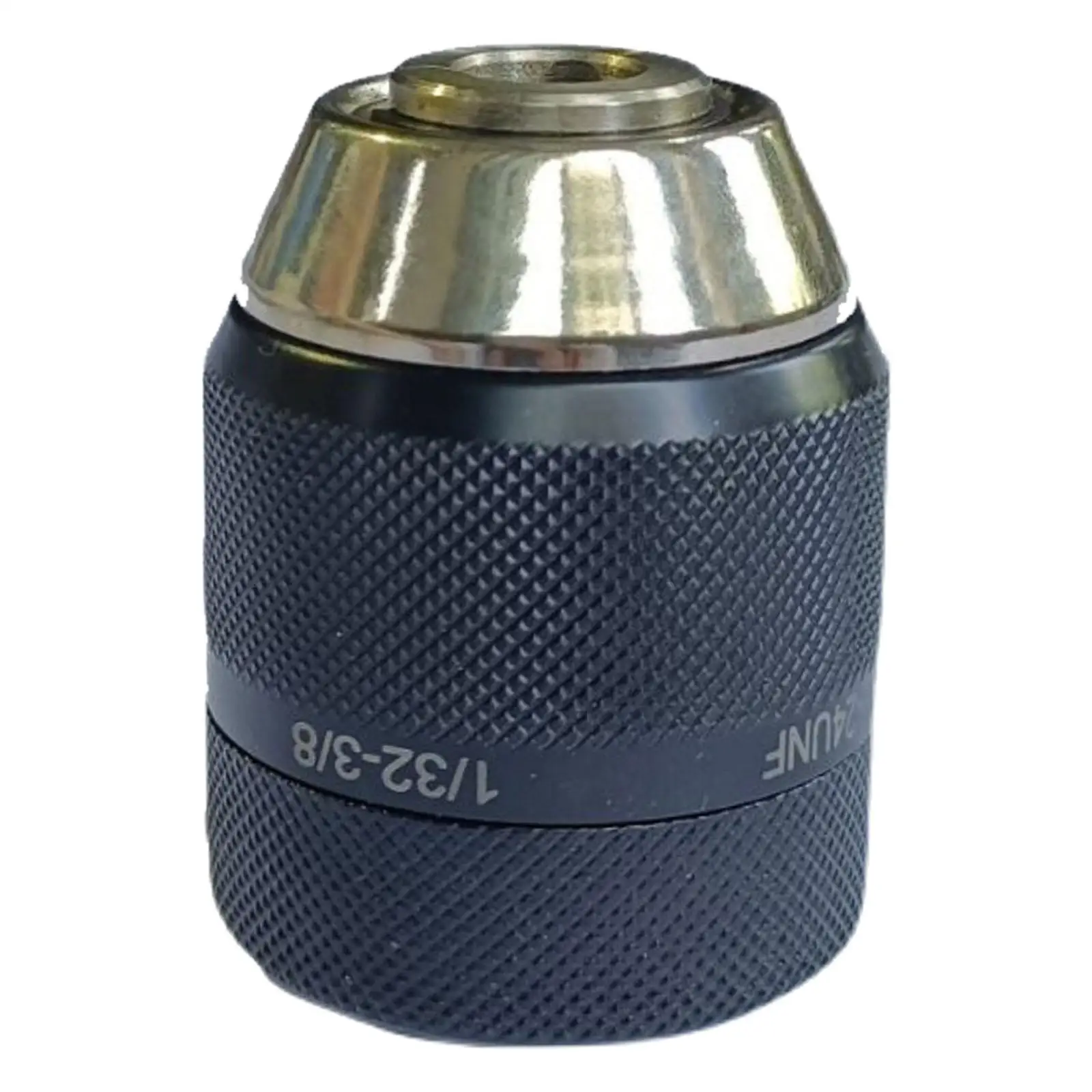 

Heavy Duty Keyless Drill Chuck Converter 3/8-24 Steel Material Drill Chuck Adapter Threaded Interface Quick Change for Engraving