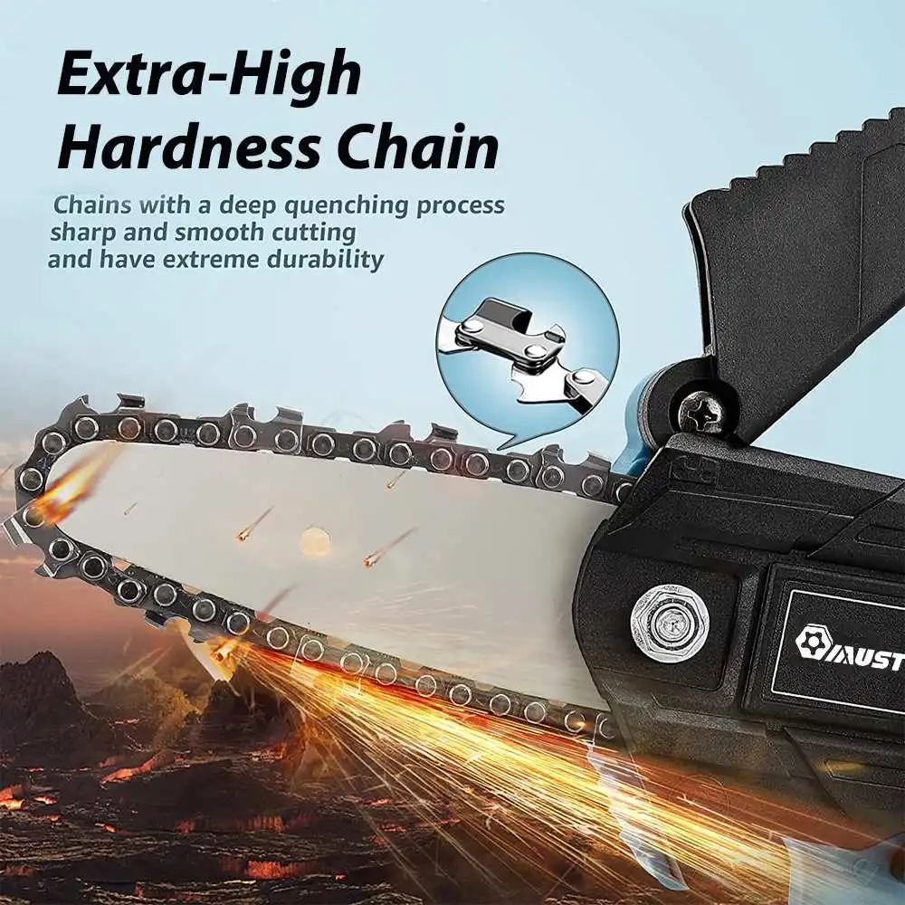 3000W 88VF 6 Inch Mini Electric Saw Chainsaw Garden Tree Logging Woodworking Tools Wood Cutters For Makita 18V Battery | Инструменты
