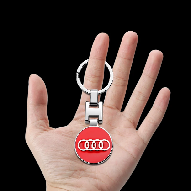 1 шт. автомобильный брелок из цинкового сплава для Audi A1 A3 A4 A5 A6 A7 A8 quattro Q2 Q3 Q5 Q7 TT S Line