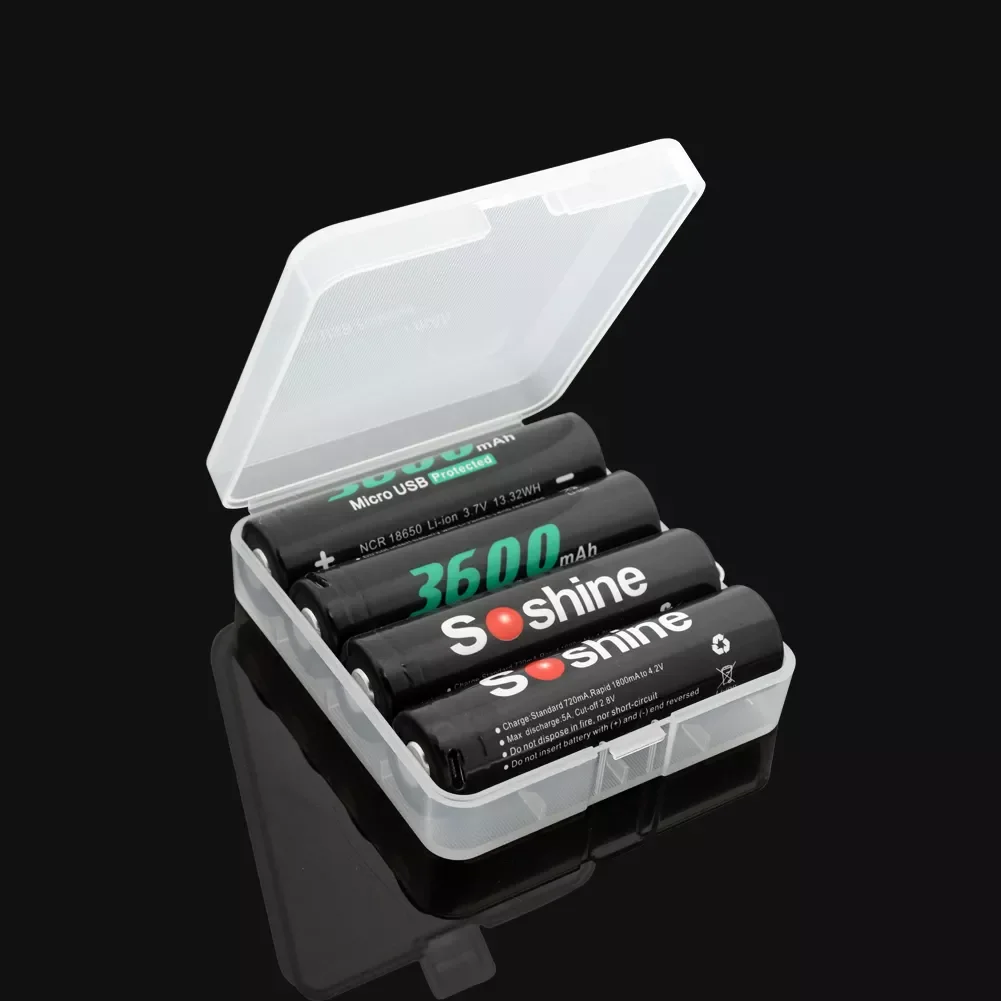 

18650 Battery Power Bank Case Storage Box 5V Dual USB Port Mobile Phone Charger Battery Holder Charging Box Shell