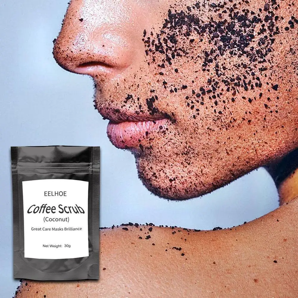 

30g Coffee Scrub Coconut Fragrance Body Scrub Cream Dead Sea Salt For Exfoliating Whitening Moisturizing Anti Cellulite T3e5