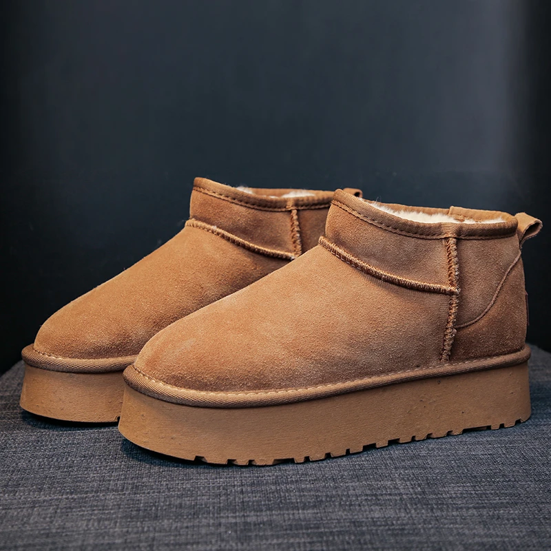 

New 2023 Classic Thickened Fluff Women's Snow Boots Comfortable Warm Ankle Boots Women Winter Ladies Shoes Botas Mujer