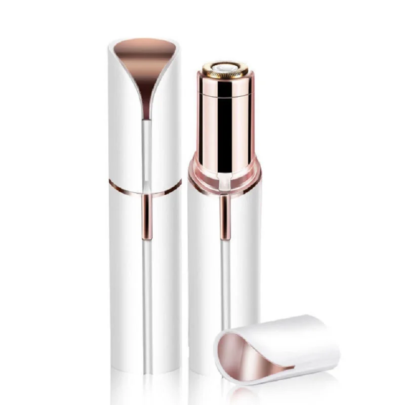 

Portable Mini Lipstick Shape Electric Epilator Safe Painless Women Eyebrow Shaver Body Facial Bikini Underarm Hair Removal Tool