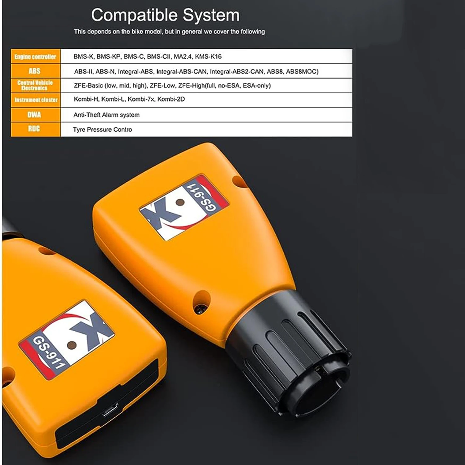 Диагностический сканер для автомобилей BMW версия 2010 GS911