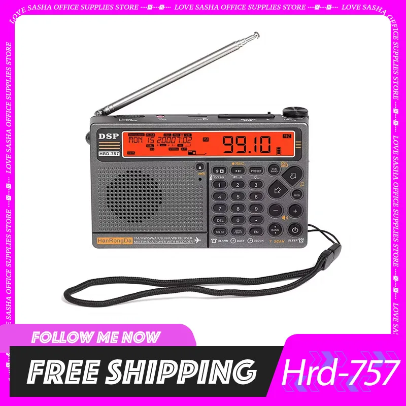 Hanrongda Hrd-757 радио с экраном Bluetooth