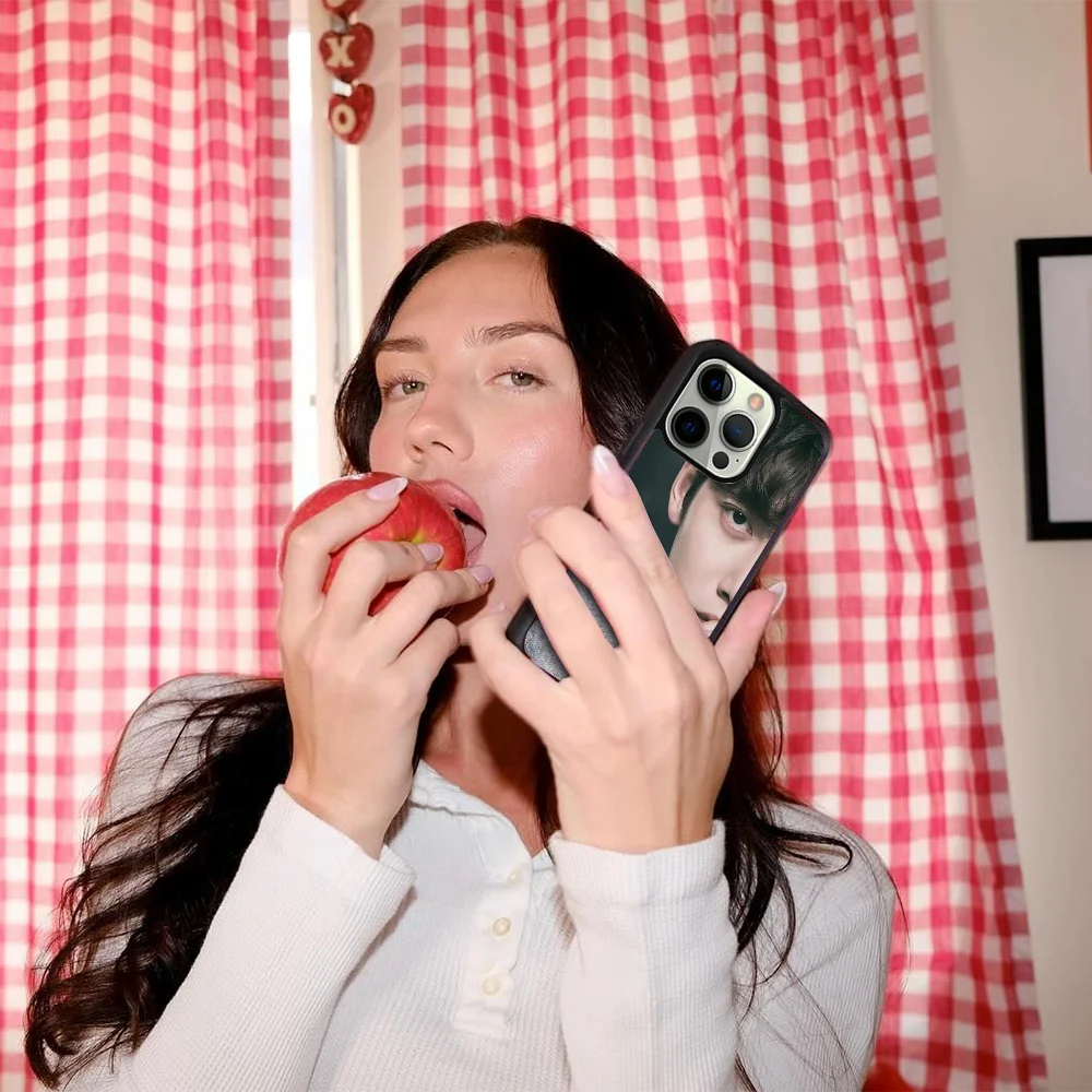 Чехол для телефона Ji Chang Wook стороны из Кореи IPhone 11 12 13 14 15 Plus Pro Max зеркальный