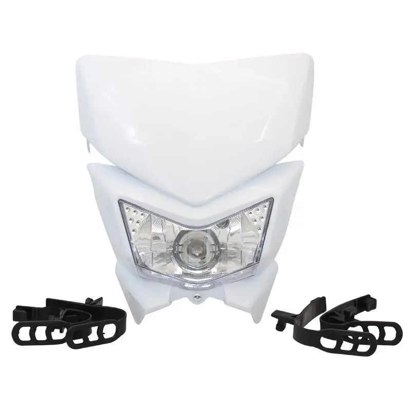 

Фара мотоцикла Kawasaki для KLX 250 450 KMX125 KDX ZZR WR KX KLR KLE 110 125 140 300 650 Фара для велосипеда DirtBike