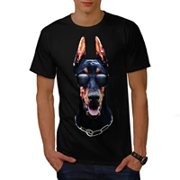 cool design doberman emerges from the darkness graphic printed t shirt summer cotton short sleeve o neck mens t shirt new s 3xl