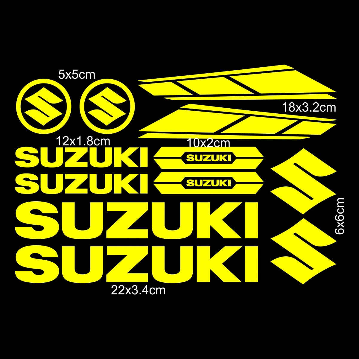 

Декоративная наклейка на мотоцикл для Suzuki, английская буквенная логотип, водостойкая светоотражающая наклейка, набор логотипов на бак, эмблема на шлем, виниловый комплект
