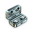 Комплект из 2 беспроводных стерео-наушников, Bluetooth-совместимые наушники, перезаряжаемые аварийные наушники с фонариком, белые