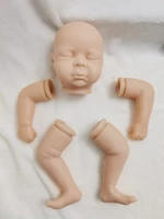 20inches reborn baby doll kit unpainted silicone vinyl blank parts lifelike unfinished diy toys for children boneca renascida