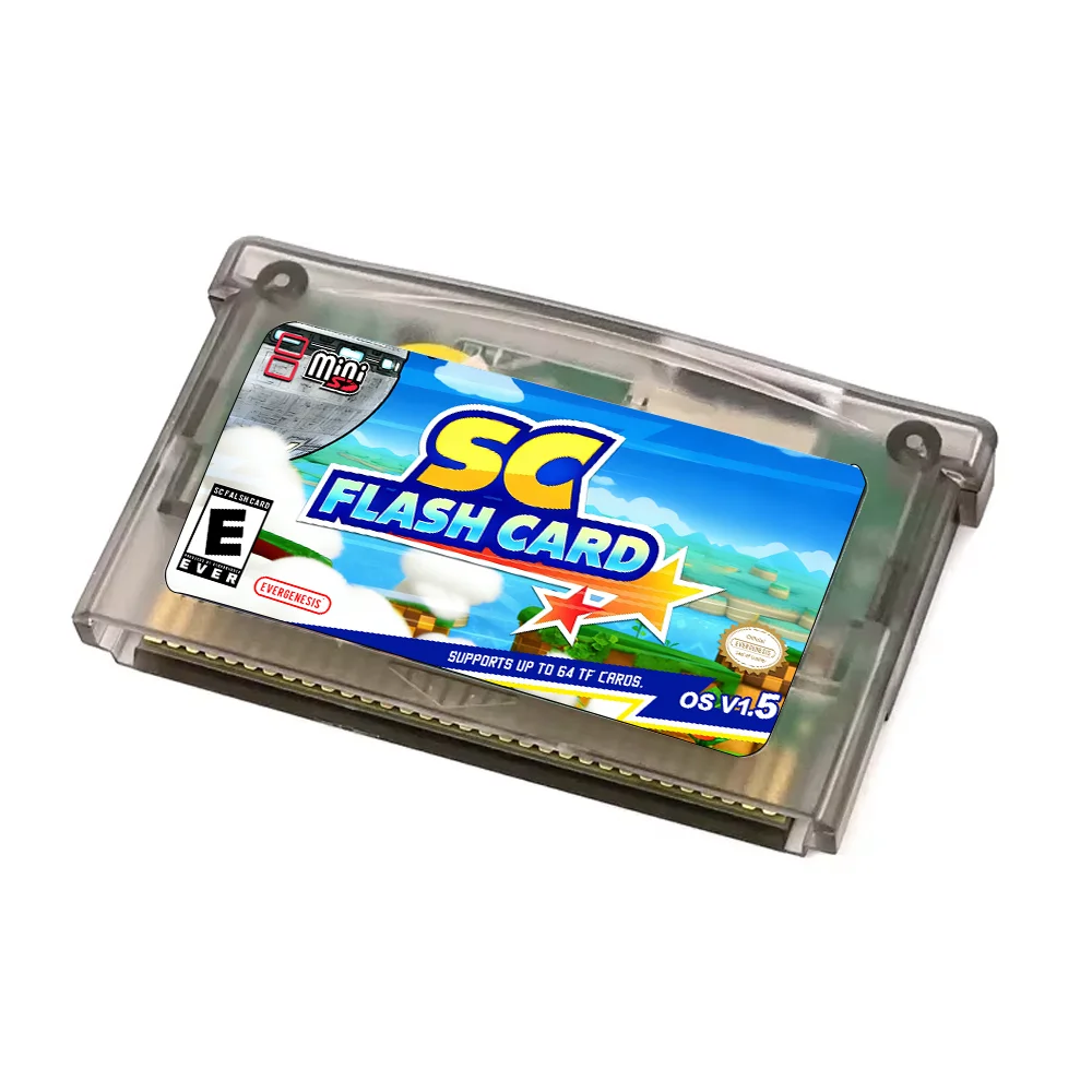 Фото НОВАЯ карта SCFW V1.5 Mini SC 1000+ в 1 для GBA GBC GB NES с адаптером и картой TF 8 ГБ, аксессуары для игровых консолей №2