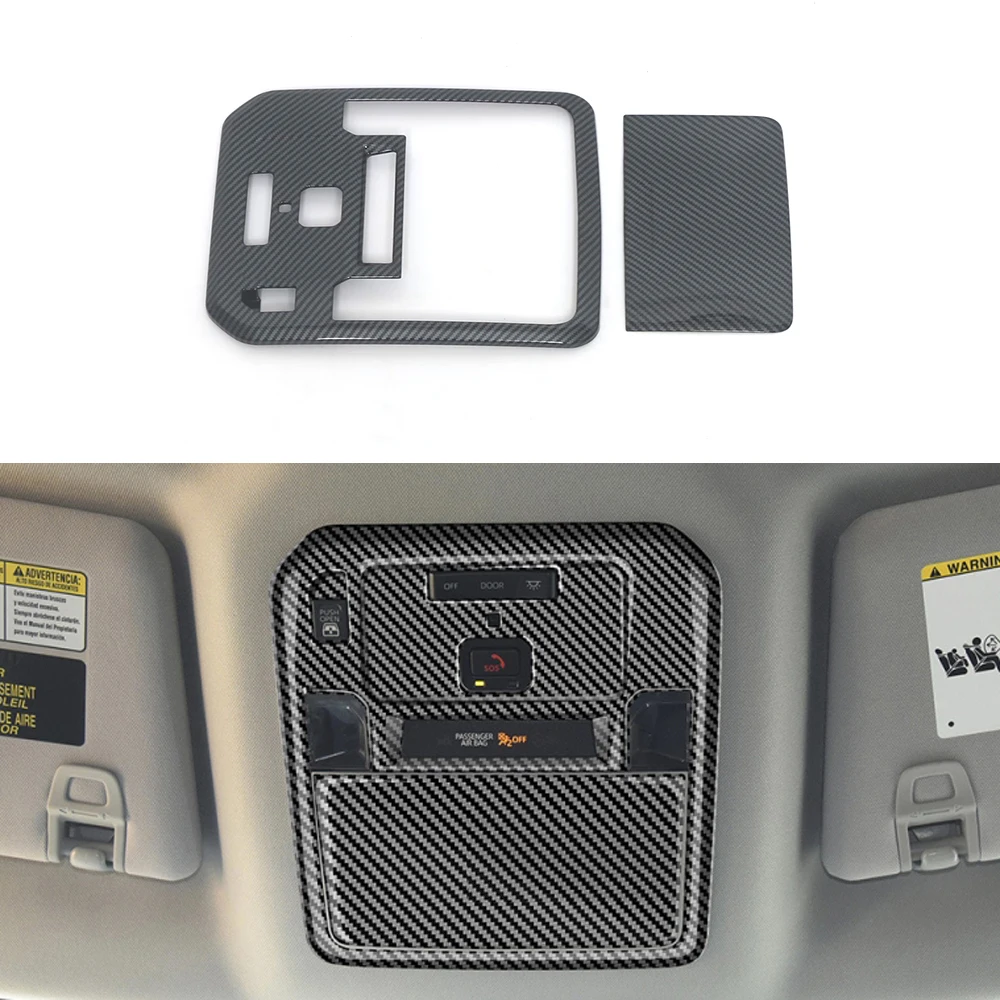 

Для Toyota Tundra Sequoia 2022 2023 ABS переднее чтение светильник декоративная рамка переключатель абажур панель крышка автомобильные аксессуары