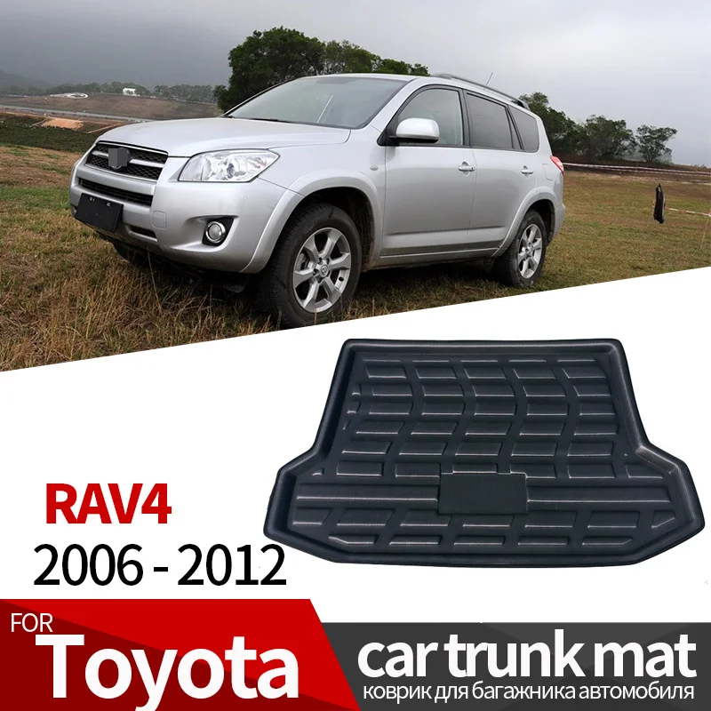 

Trunk Mat For Toyota RAV4 2006-2012 Rear Boot Car Liner Floor Tray Luggage Cover Protector EVA Rubber Accessories