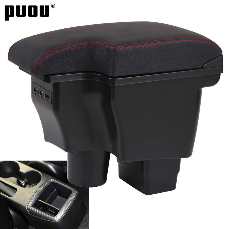 Для Mazda CX-3 установка подлокотника Retrofit 2 Skyactiv версия CX3 хранение содержимого автомобильных аксессуаров Распространяемая зарядка USB вкл.