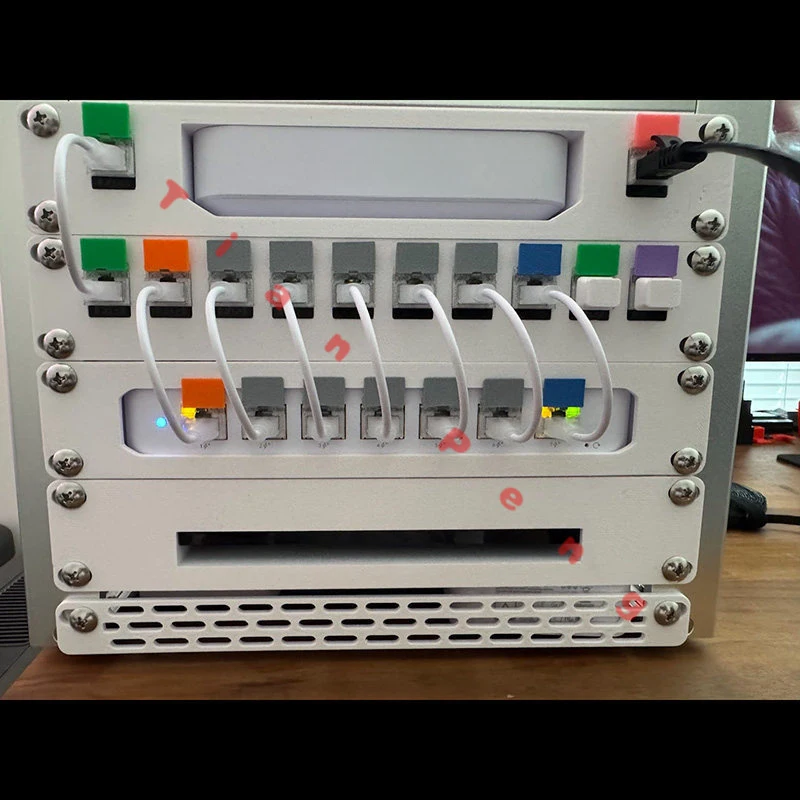Новый кронштейн для монтажа в 1U-стойку для коммутатора Ubiquiti Unifi USW Ultra 60W, конвертируемый комплект для монтажа в 10- и 19-дюймовые стойки, настраиваемый (art.: 3920d9e1ecbaf) - 3920d9e1ecbaf