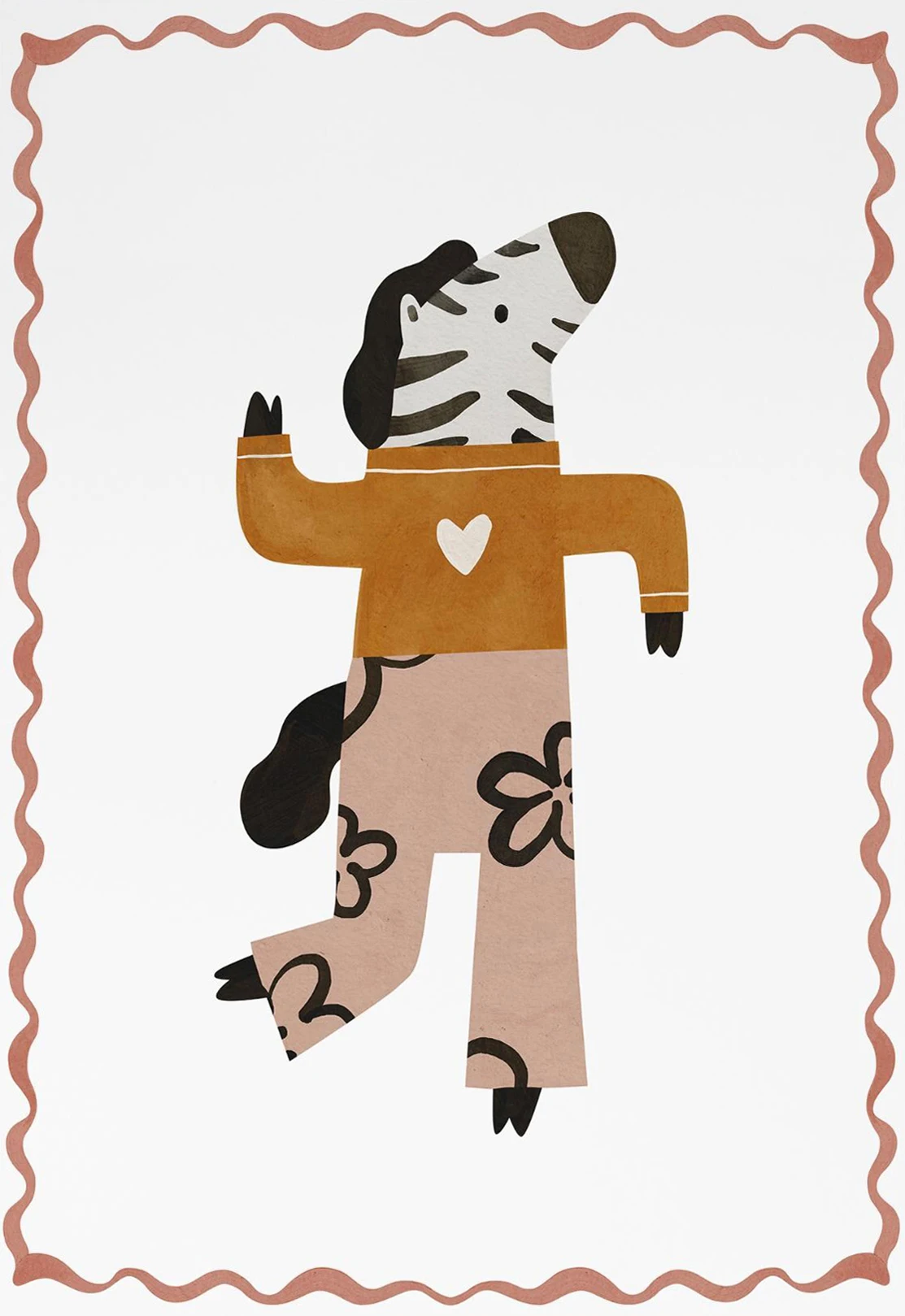 Милые животные, слон, лошадь, кролик, кошка, постер в стиле бохо, детская печать на холсте, нейтральная настенная художественная картина для детской комнаты, домашний декор, подарок