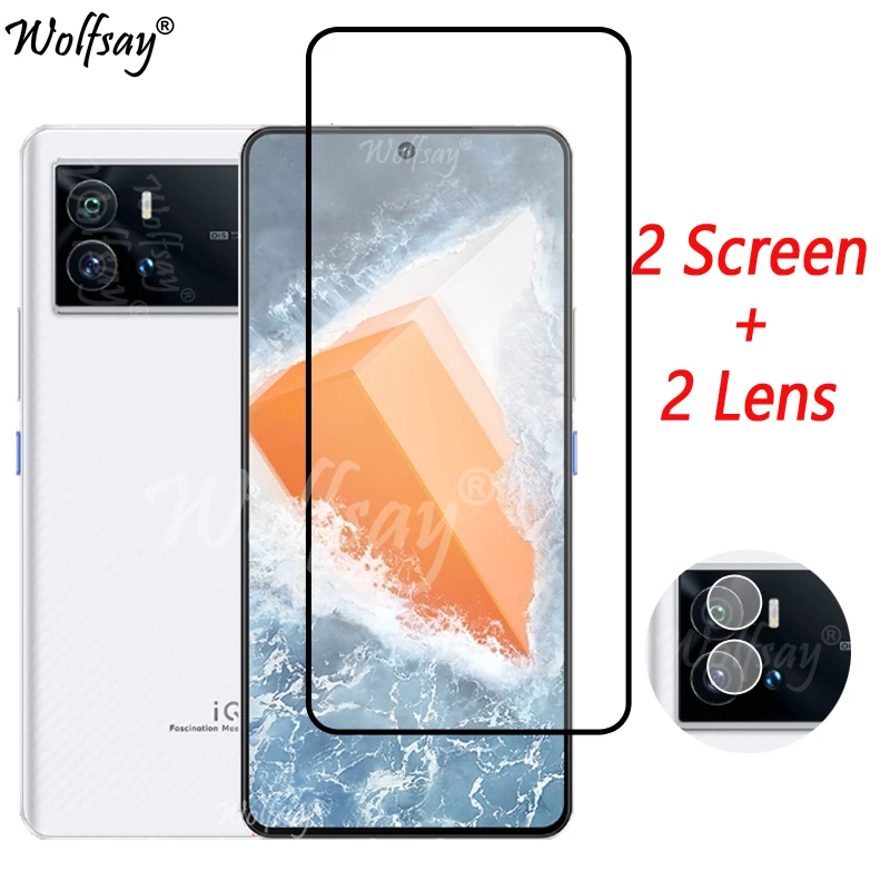 

Full Cover Glue Tempered Glass For Vivo iQOO 9 Screen Protector For Vivo iQOO 9 iQOO9 Camera Glass For Vivo iQOO 9 Glass V2171A