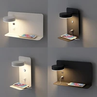 nordic wall lamp bedroom bedside lamp background wall usb mobile phone charging fashion wall lamp