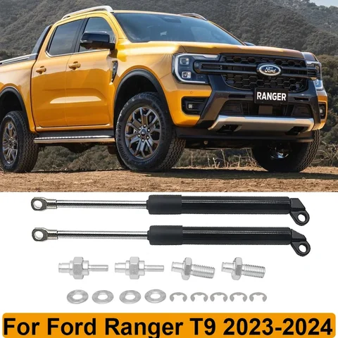 Для пикапа Ford Ranger T9 2023-2024 вспомогательный амортизатор заднего багажника следующего поколения замедляющий амортизатор газовая стойка подъемник вспомогательные автомобильные аксессуары