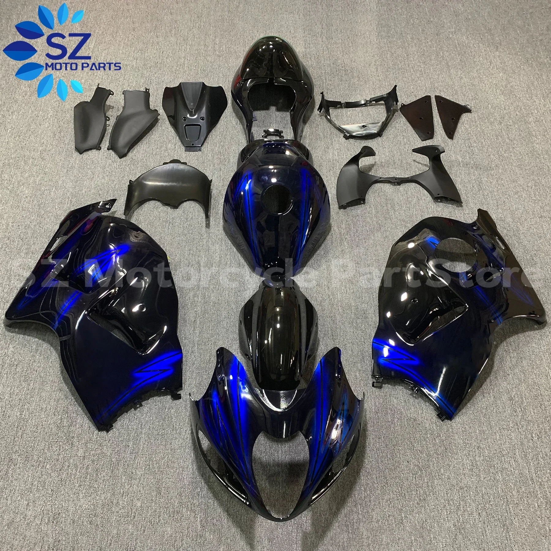 Фото Для SUZUKI Hayabusa GSXR 1300 97 98 99 00 01 02 03 04 05 06 07 Комплект обтекателя GSXR1300 1997 1998 1999 2000-2007 гг. Обтекатель мотоцикла №1