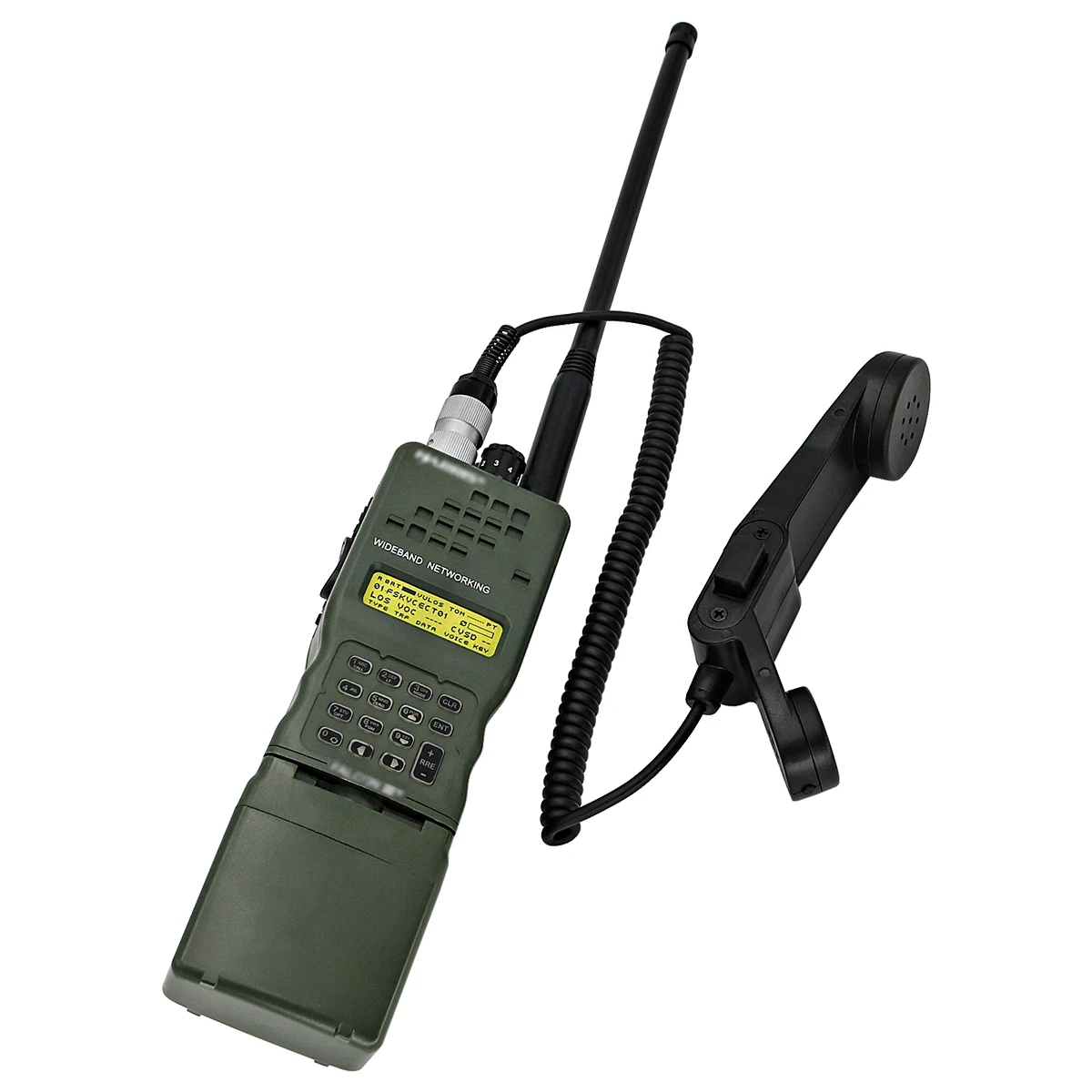 

PRC 152 PRC152A Harris Dummy Radio Case,Military Talkie-Walkie Model No Function+H250 Handheld Speaker Microphone 6 Pin Ptt