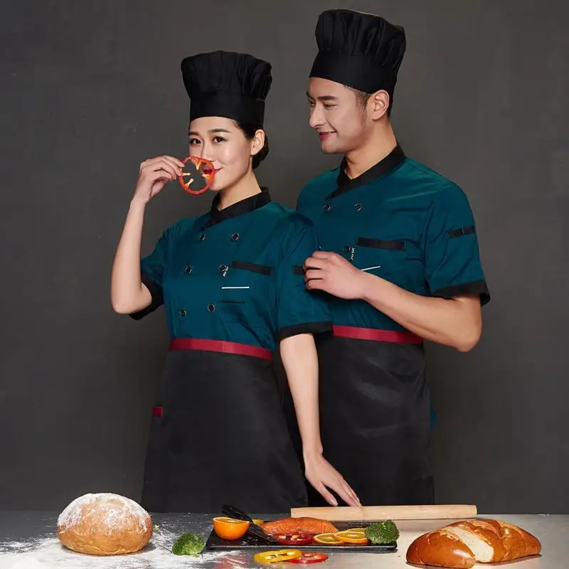 Куртка шеф-повара для мужчин и женщин туника кейтеринга одежда работы рубашка с