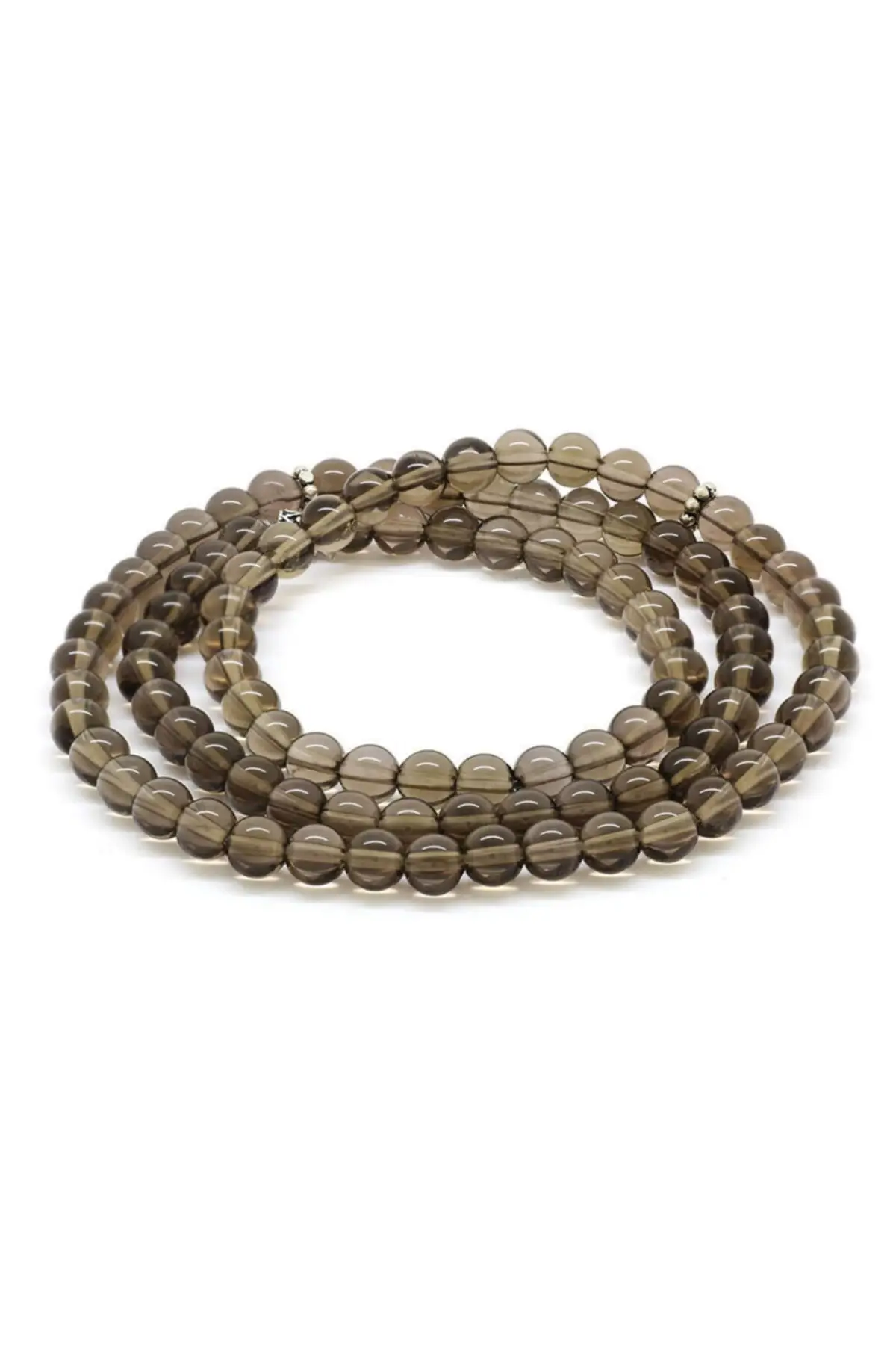 

Женское модное ювелирное ожерелье с дымчатым кварцем 99 шт. И ожерелье, и браслет, и четки