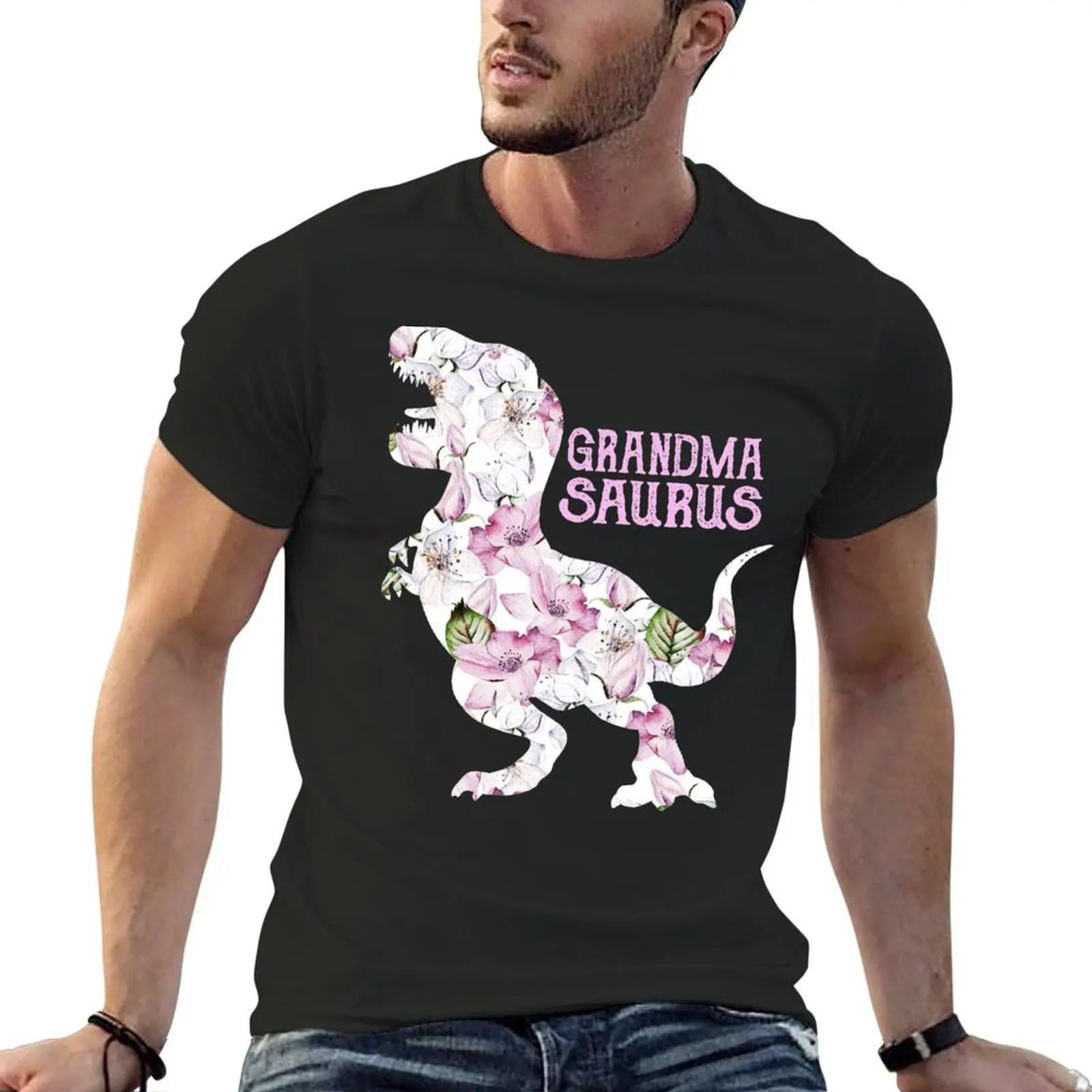 Футболка Grandmasaurus летняя одежда для мальчиков Графические футболки баскетбола