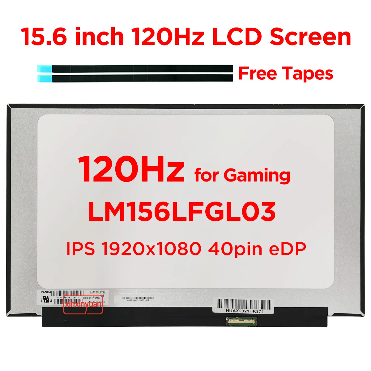 ЖК-экран для ноутбука 15 6 дюйма 120 Гц LM156LFGL03 02 ASUS FX95G FX90J VX60G MSI GL65 9SDK-080RU замена