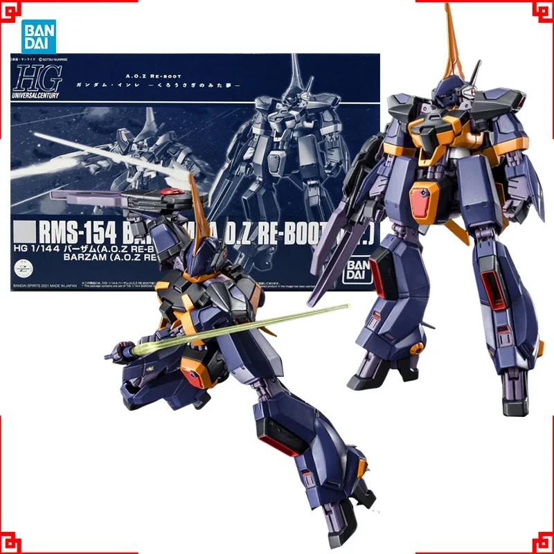 Фото Конструктор Bandai Gundam HGUC Barzam AOZ RE Boot: Аниме-фигурка, набор для сборки Gunpla, коллекционные фигурки, игрушки для мальчиков, подарок №1