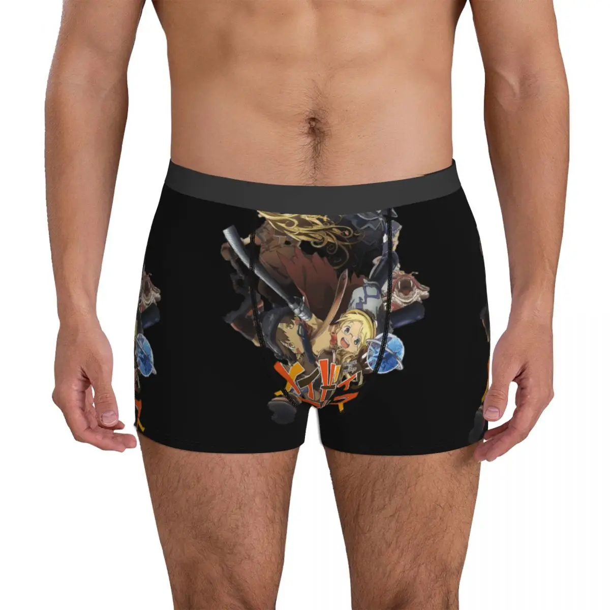 Made In Abyss Anime Underwear the blessing a hollow manga japan Males Shorts Briefs Soft Trunk High Quality Printed Underpants