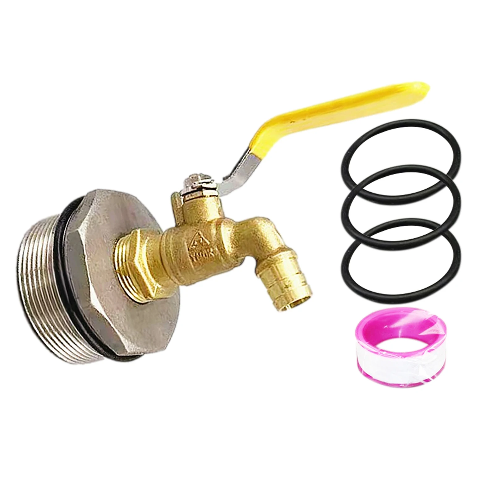 

50 галлонов тоут адаптер для резервуара для воды резьба латунный шланг кран для сада соединитель сменный цилиндр резьба фитинги форсунки