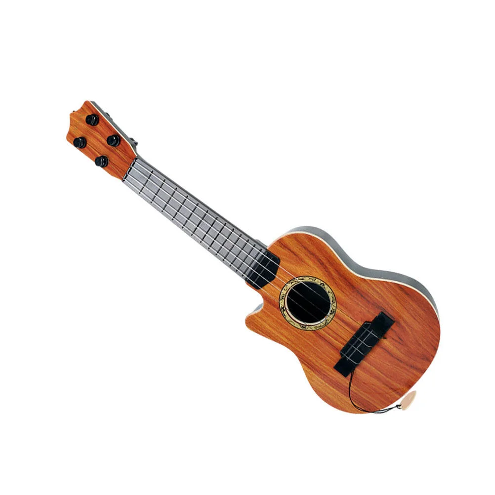 

House Plastic Guitar Toy Musical Instrument Models Kid Plaything Children Guitars Kids Ukulele Wood