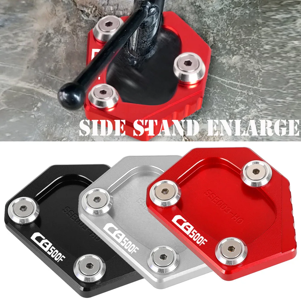 

For HONDA CB 500F CB 500 F/X 2013 2014 2015 CB500F CB500X Motorcycles Side Stand Enlarger Plate Kickstand Enlarge CNC Extension