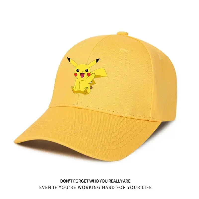 

Pokemon Pikachu Little Fire Dragon Jenny Turtle Male Hat Co-branded Baseball Cap Duck Tongue Hat