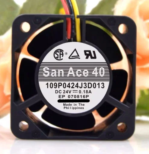 Новый оригинальный SanAce 40 109P0424J3D013 24В 0.18A 4 см 4028 3-проводной с инвертором обнаружения охлаждающий вентилятор