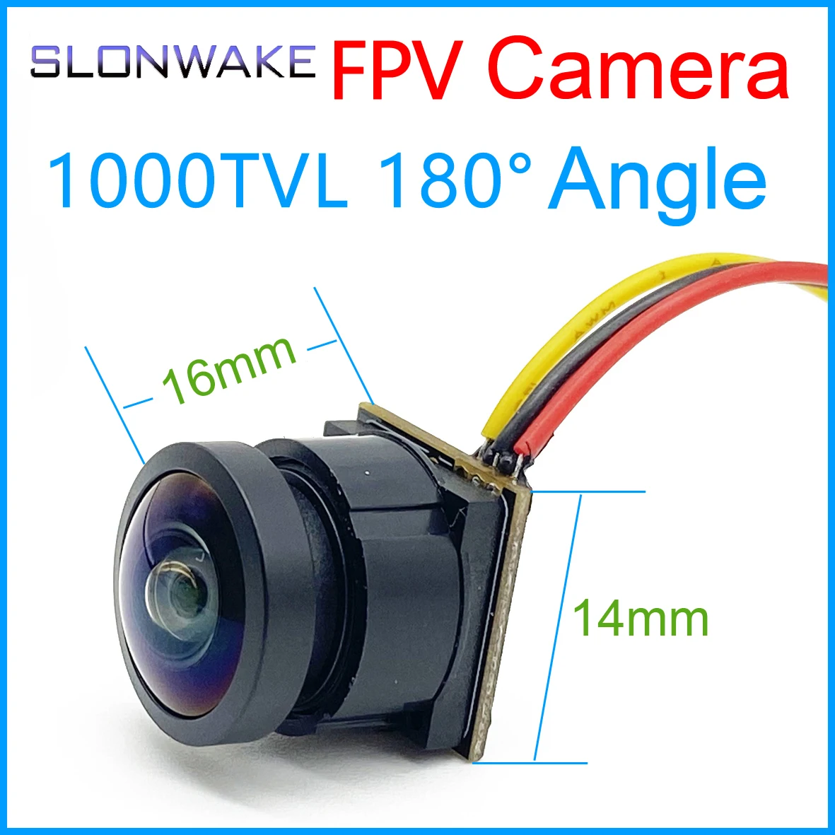 Готовая к использованию мини-камера 5 8g fpv с поддержкой питания 3-6 в CMOS 1000TVL Starlight vtx